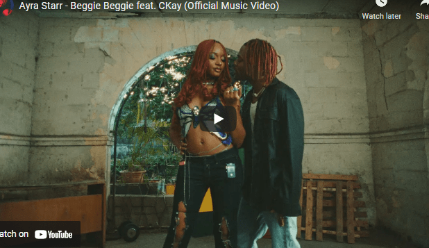 Ayra Starr - Beggie Beggie ft CKay Official Video